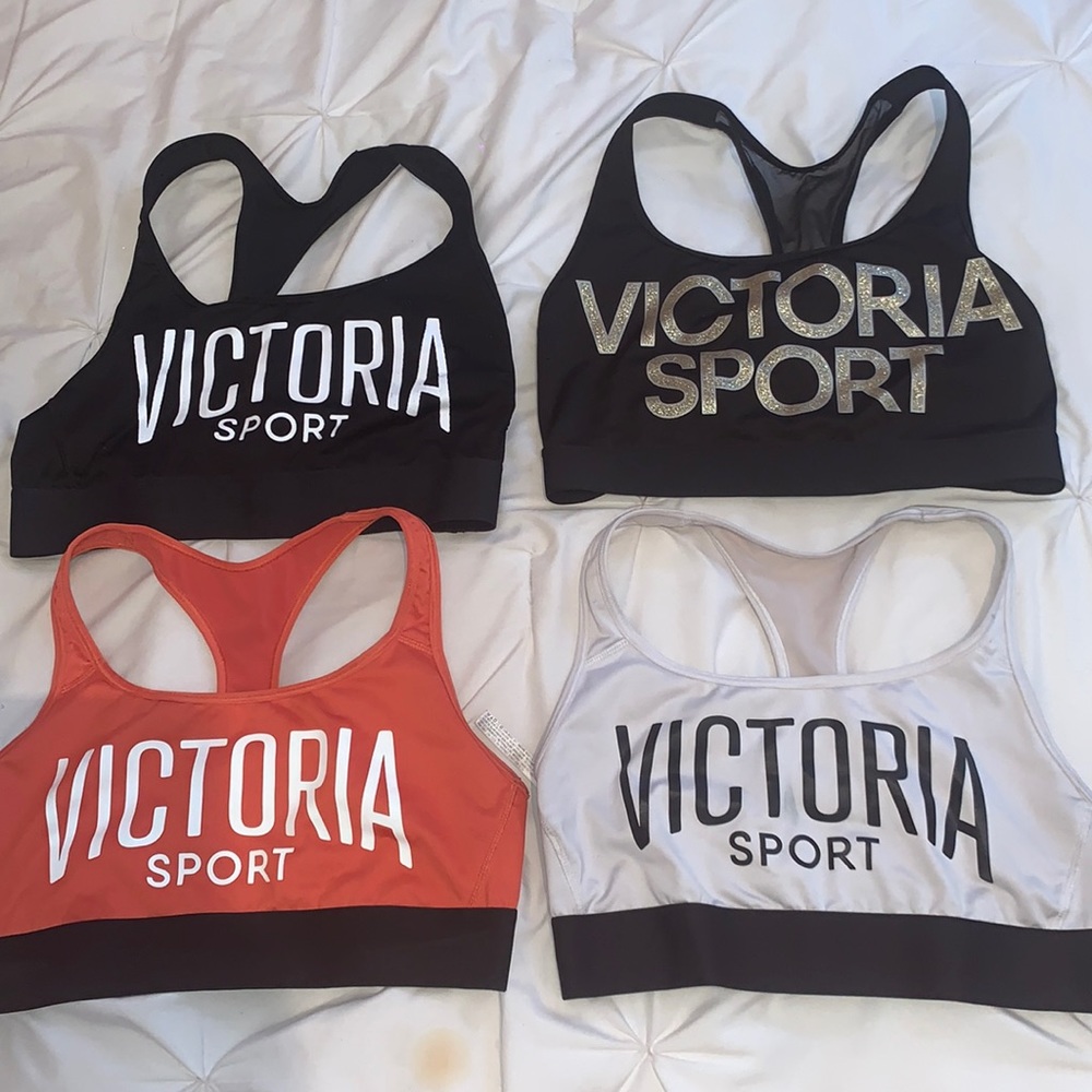 Victoria secret sports bras. All size medium.